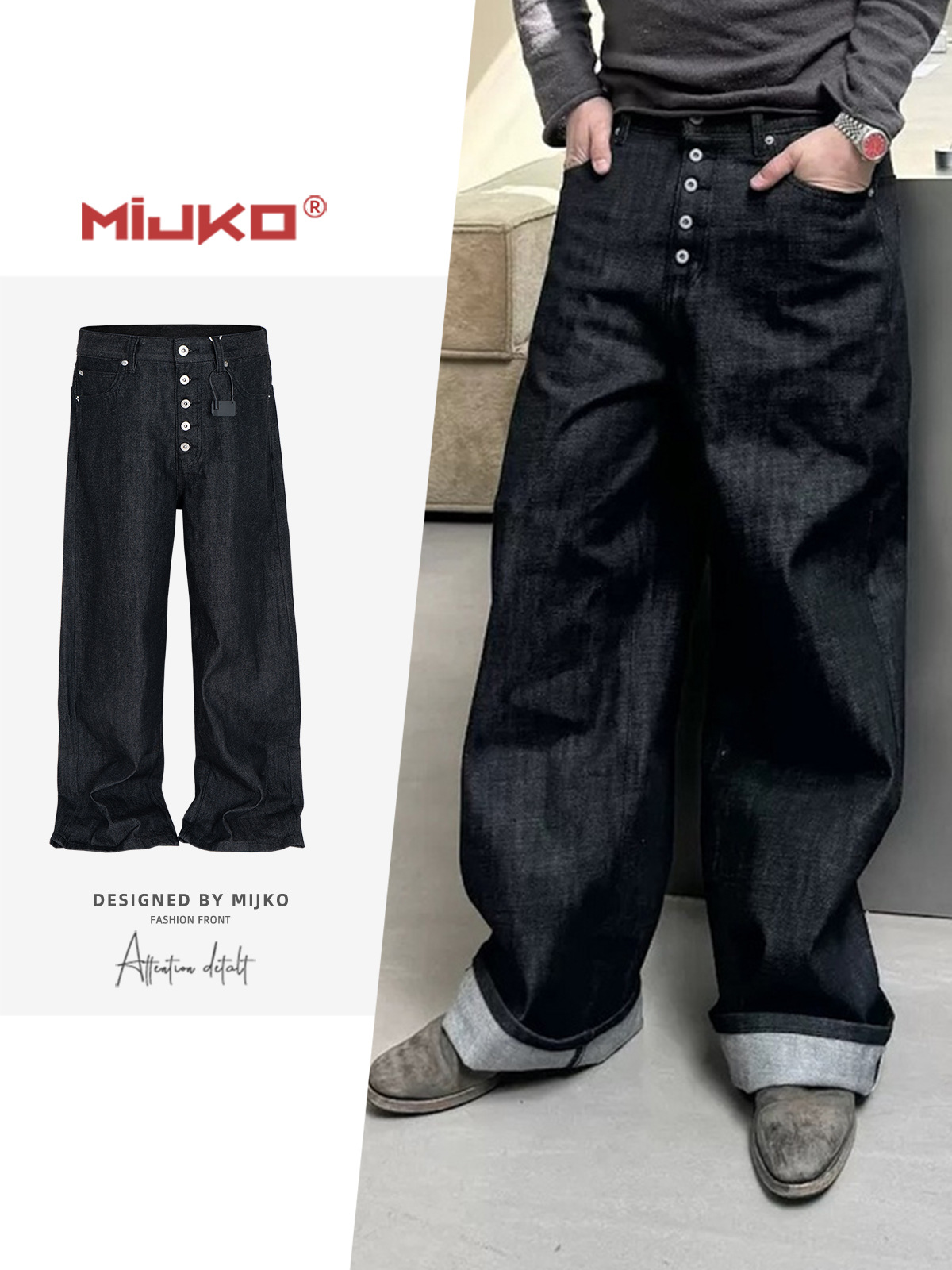 MIJKO High Street Cleanfit Dra - Levis Jeans 501 reseña y precio