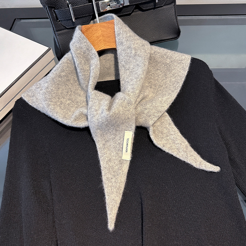 Bufanda Triangular tejida de e - Shawl Wrap Winter reseña y precio