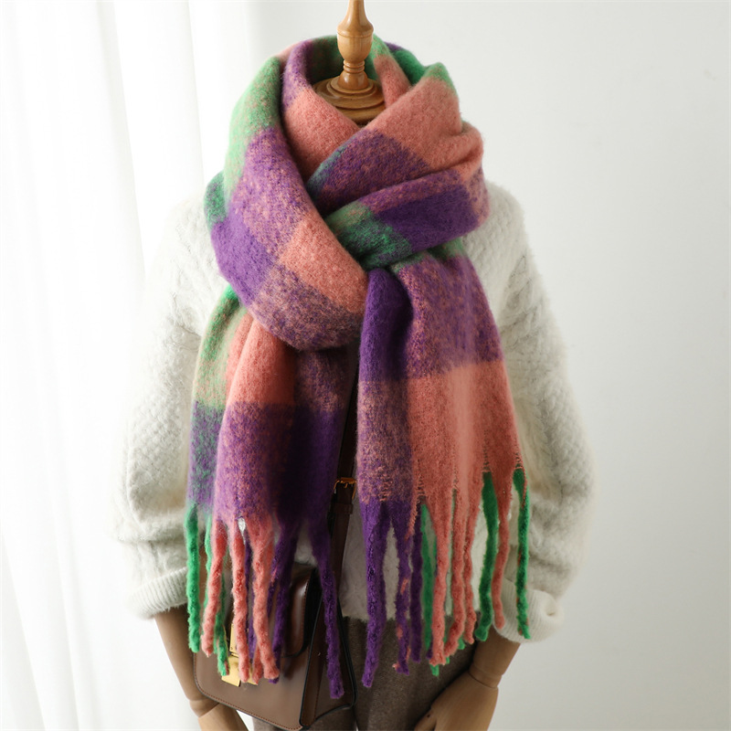 Nuevo Bufanda de Cuadros para  - Wool Scarf Men reseña y precio